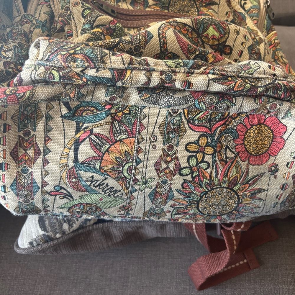 Sakroots Owl Multi Colored Backpack - image 7